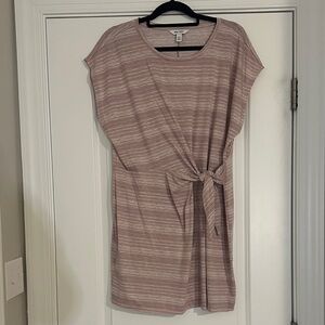 Nine West Mauve Striped Dress